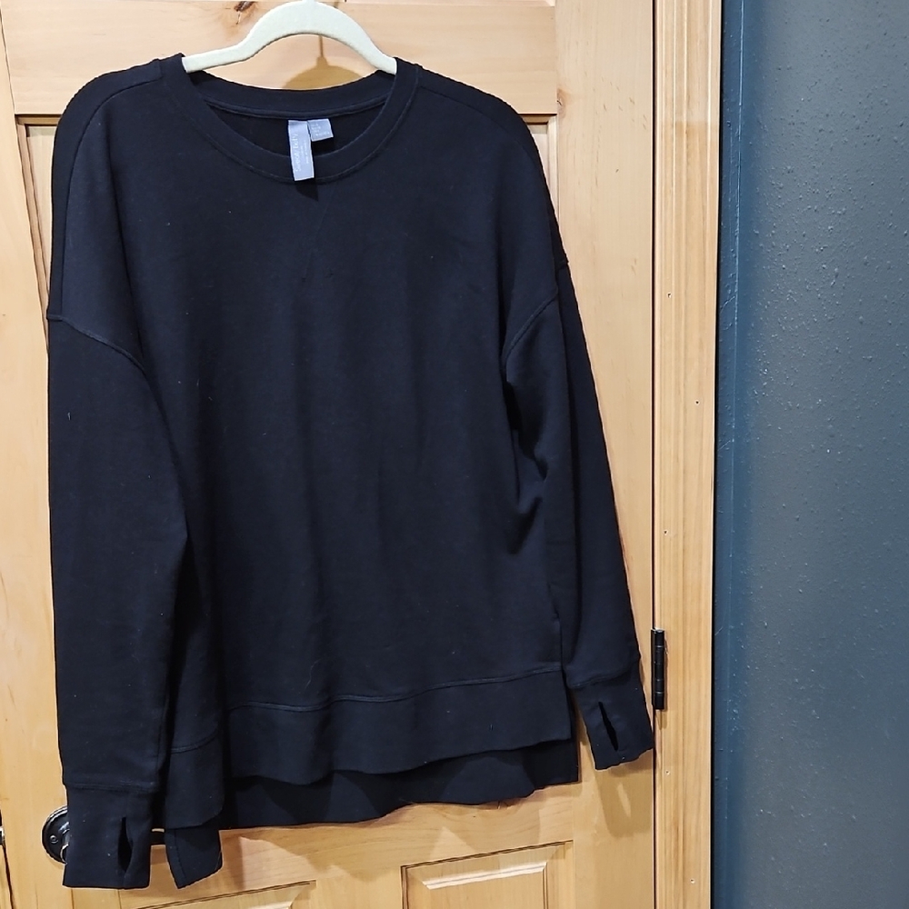 Sweaty Betty Black Crewneck Sweater for Men